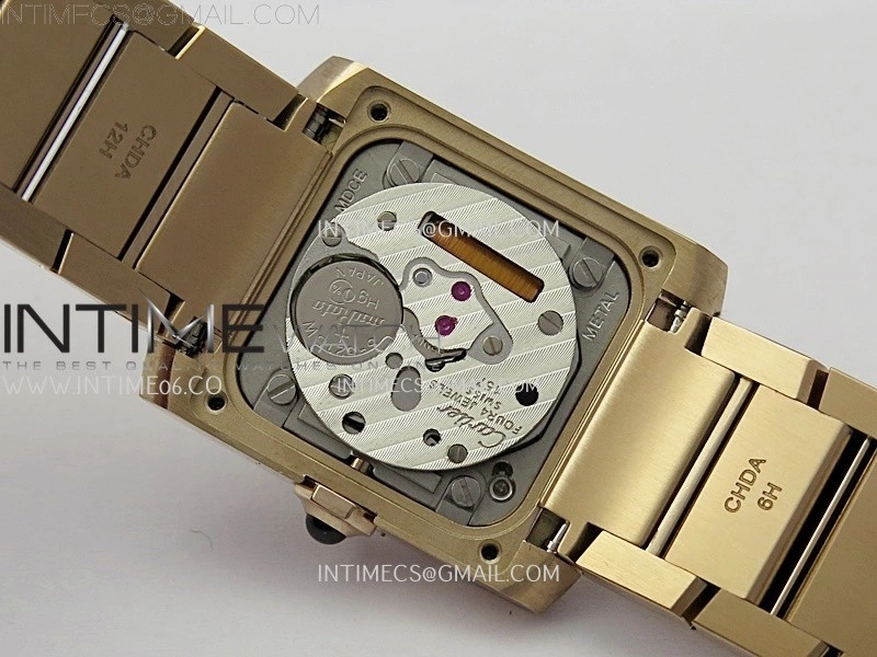 Tank Francaise Ladies 21.2mm RG 8848F 1:1 Best Edition Silver Dial on RG Bracelet Ronda Quartz V2